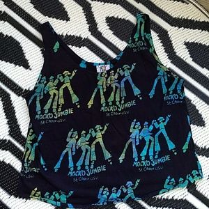 Vintage Rum Raggae St. Croix tank crop top